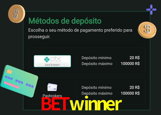 O cassino betwinner oferece uma grande variedade de métodos de pagamento